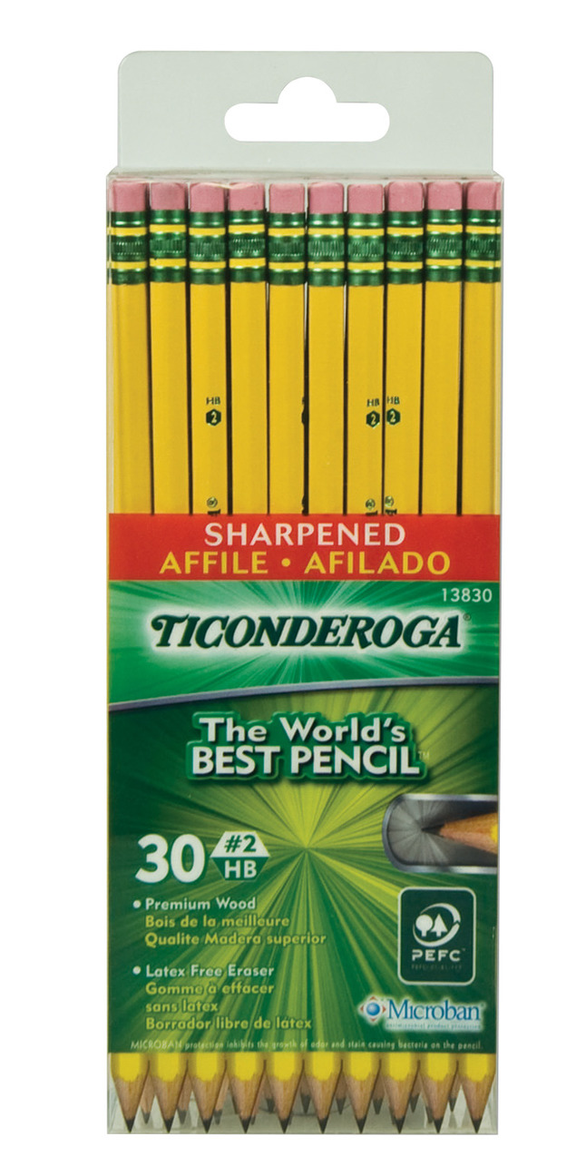 TeachersParadise - Ticonderoga® No. 2 Pencils, Pre-Sharpened, 30