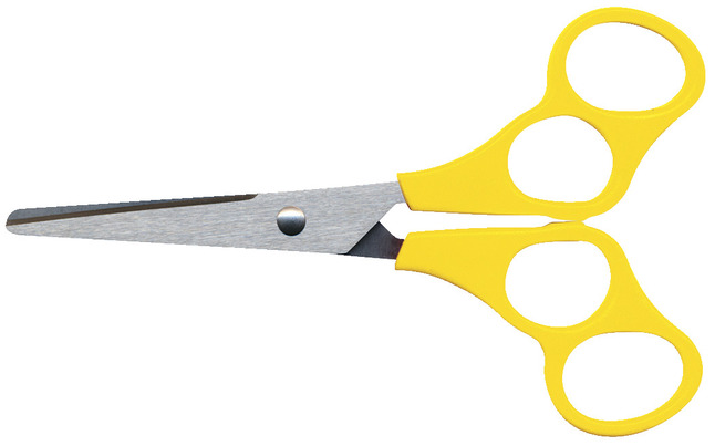 Children's scissors yellow, Paul Premium