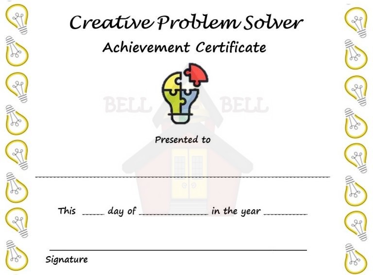 problem solving certification
