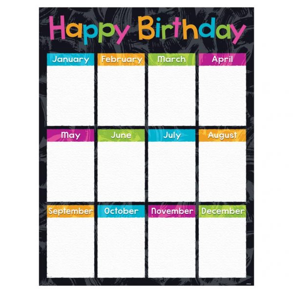 Birthday Color Harmony Learning Chart - Bell 2 Bell